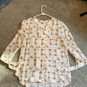 41 Hawthorne size s 3/4 sleeve top